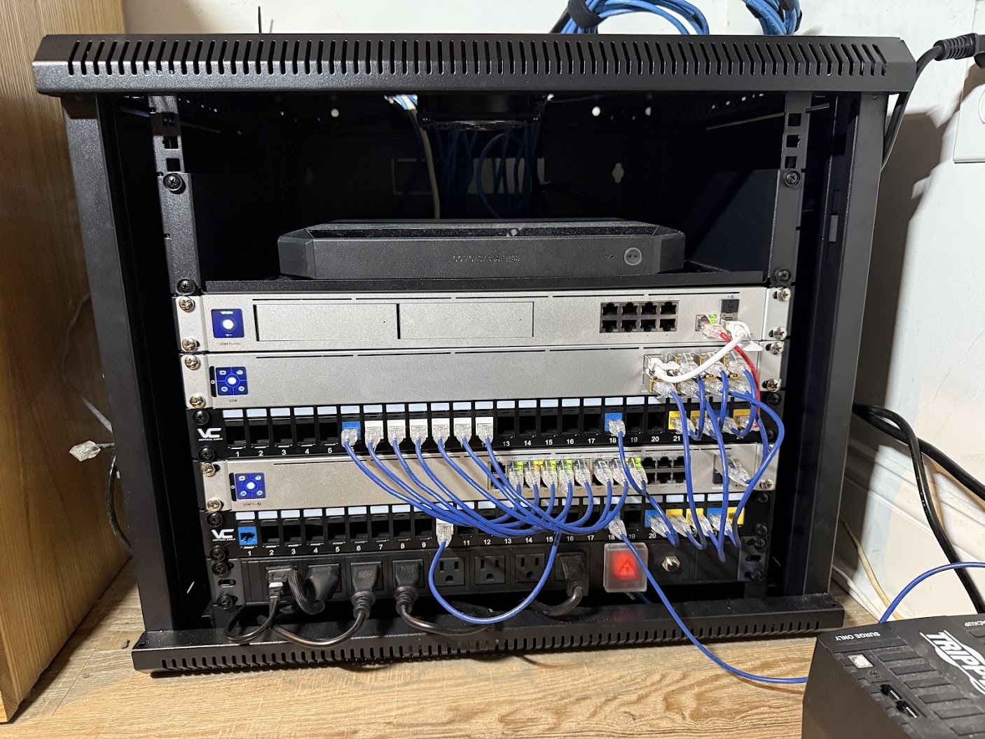 Image of the security gateway and switch